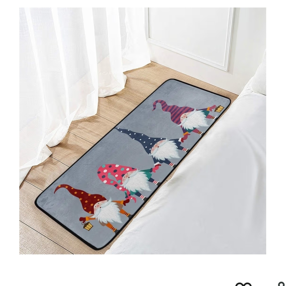 Colorful Gnome Rug - Picture 5 of 5